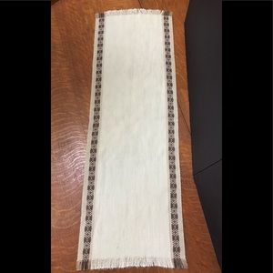 Table Runner Boho Burlap
